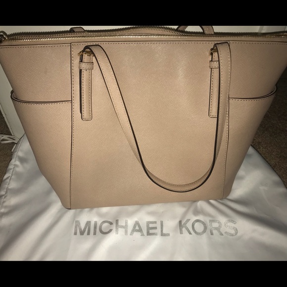Michael Kors Jet set tote large leather tote - Picture 4 of 8